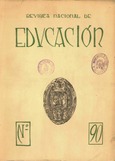 Revista nacional de educación nº 90. 1949