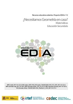 Proyecto EDIA nº 12. ¿Necesitamos geometría en casa? Educación Secundaria. Curso 2º