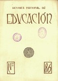 Revista nacional de educación nº 86. 1949