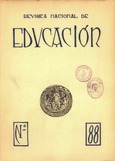 Revista nacional de educación nº 88. 1949