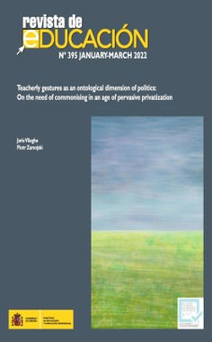 Teacherly gestures as an ontological dimension of politics: On the need of commonising in an age of pervasive privatization