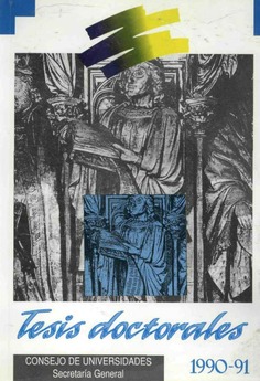 Tesis doctorales 1990/1991