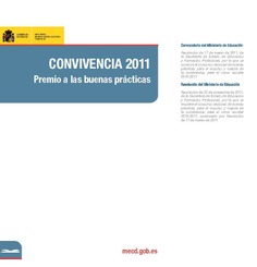 Convivencia 2011. Premio a las buenas prácticas