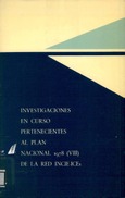 Investigaciones en curso pertenecientes al Plan Nacional 1978 (VIII) de la Red INCIE-ICEs