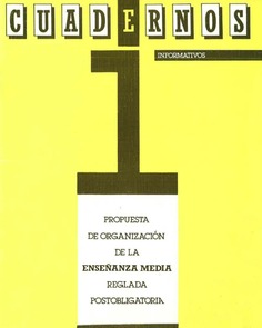 Propuesta de organización de la enseñanza media reglada postobligatoria