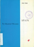 Spain, the educational movement 1967-1968 : progress of educational activities during the 1967-1968 school year