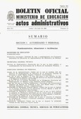 Boletín Oficial del Ministerio de Educación y Ciencia año 1980-3. Actos Administrativos. Números del 27 al 39