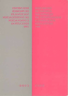 Resúmenes de premios nacionales de investigación e innovación educativa 1990