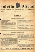 Boletín Oficial del Ministerio de Educación y Ciencia año 1968-2. Resoluciones Administrativas. Números del 27 al 52 e índice 2º trimestre