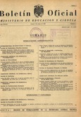 Boletín Oficial del Ministerio de Educación y Ciencia año 1967-1. Resoluciones Administrativas. Números del 1 al 26 e índice 1º trimestre