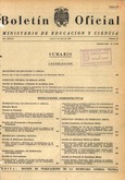 Boletín Oficial del Ministerio de Educación y Ciencia año 1967-2. Resoluciones Administrativas. Números del 27 al 52 e índice 2º trimestre