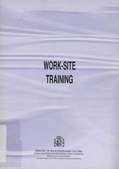 La formación en centros de trabajo