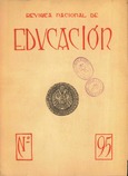 Revista nacional de educación nº 95. 1950