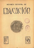 Revista nacional de educación nº 96. 1950