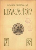 Revista nacional de educación nº 97. 1950