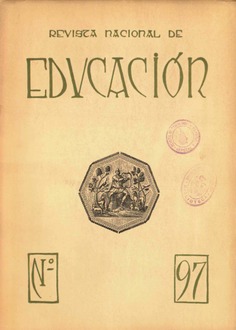 Revista nacional de educación nº 97. 1950