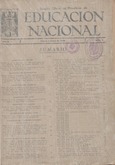 Boletín Oficial del Ministerio de Educación Nacional año 1940. Resoluciones Administrativas. Números del 2 al 54