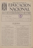 Boletín Oficial del Ministerio de Educación Nacional año 1941-1. Resoluciones Administrativas. Números del 1 al 26