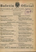 Boletín Oficial del Ministerio de Educación Nacional año 1961-4. Resoluciones Administrativas. Números del 79 al 104 e índice 4º trimestre