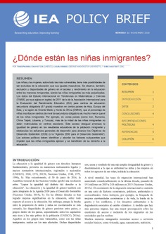 Policy Brief 12. ¿Dónde están las niñas inmigrantes?