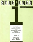 Propuesta de organización de la enseñanza media reglada postobligatoria. Anexo II. Ciencias Sociales y del Hombre