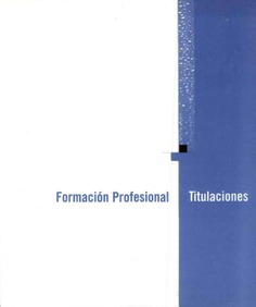 Formación profesional. Titulaciones. Edición 2001
