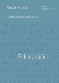 Datos y cifras. Curso escolar 2013/2014