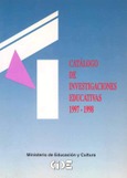 Catálogo de investigaciones educativas 1997-1998
