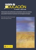 Valoraciones del profesorado universitario sobre las acciones que pueden favorecer el proceso de Convergencia Europea