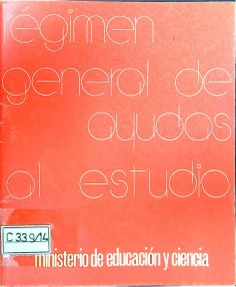 Régimen general de ayudas al estudio