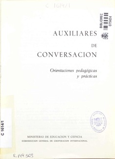 Auxiliares de conversación. Orientaciones pedagógicas y prácticas