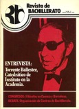 Revista de Bachillerato nº 2. Abril - Junio 1977
