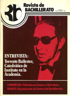 Revista de Bachillerato nº 2. Abril - Junio 1977