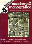 Revista de Bachillerato nº 8. CUADERNO MONOGRÁFICO (2). Octubre - Diciembre 1978