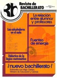 Revista de Bachillerato nº 7. Julio - Septiembre 1978