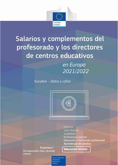 Salarios y complementos del profesorado y los directores de centros educativos en Europa 2021/22
