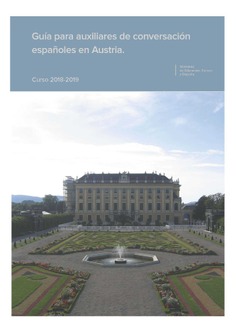Guía para auxiliares de conversación españoles en Austria. Curso 2018-2019