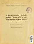 El tratamiento preventivo y curativo de bibliotecas y archivos contra la acción destructiva de insectos y hongos bibliófagos