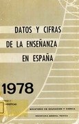 Datos y cifras de la enseñanza en España 1978