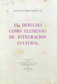 El derecho como elemento de integración cultural