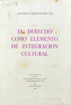 El derecho como elemento de integración cultural