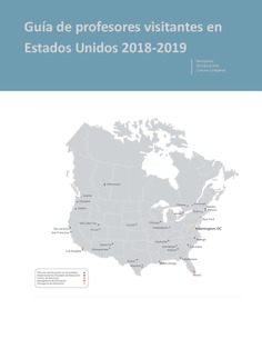 Guía de profesores visitantes en Estados Unidos 2018-2019