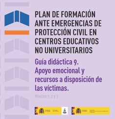 Guía didáctica 9. Apoyo emocional y recursos a disposición de las víctimas