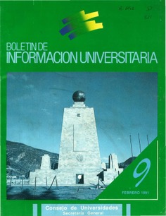 Boletín de información universitaria nº 9
