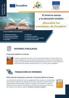 Boletín informativo nº 56. Febrero 2026. Eurydice España - rediE