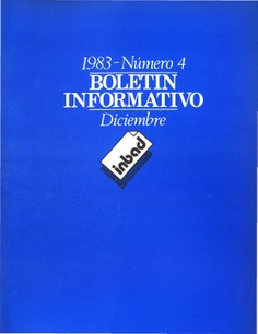 Boletín informativo del INBAD. 1983. Nº 4. Diciembre