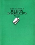 Boletín informativo del INBAD. 1983. Nº 1. Marzo