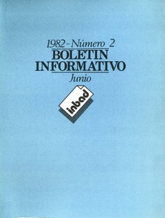 Boletín informativo del INBAD. 1982. Nº 2. Junio