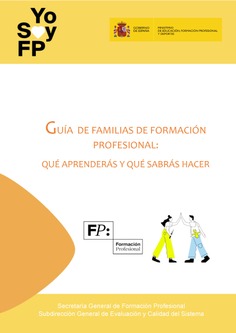 Guía de familias de Formación Profesional: qué aprenderás y qué sabrás hacer