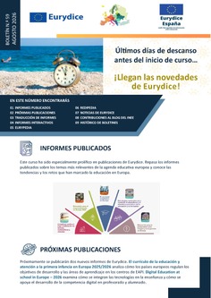 Boletín informativo nº 59. Agosto 2026. Eurydice España - rediE